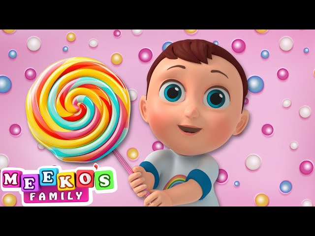 🍭 Lollipop Song with Meeko's Family 🍭 | Kids Songs + Nursery Rhymes