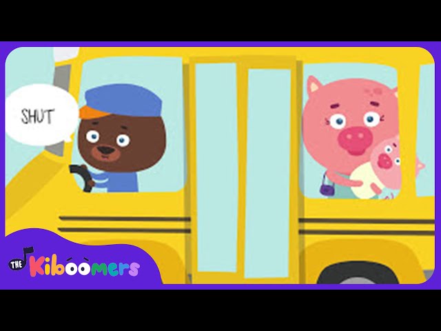 Wheels on the Bus Song - The Kiboomers Transportation Songs for Preschool