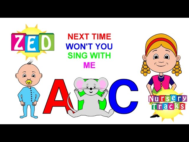 Our ABC Song | Faster, faster | ZED version | NurseryTracks