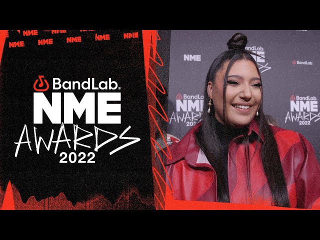 Tiffany Calver says Fred again.. got her through lockdown at the  BandLab NME Awards 2022