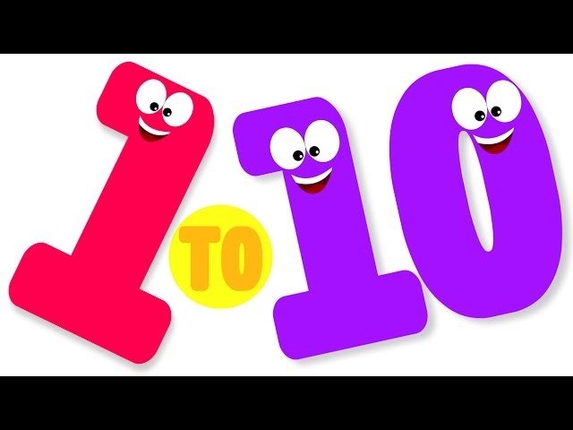 One To Ten Number Song | Number Song | Ten Little Numbers