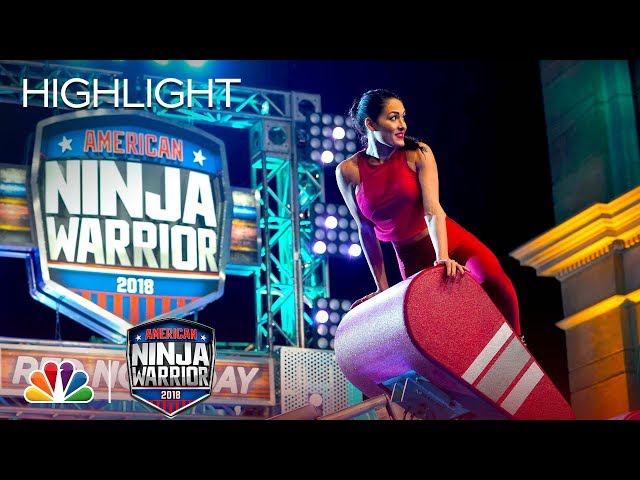 Nikki Bella's Ninja Warrior Run for Red Nose Day - American Ninja Warrior 2018