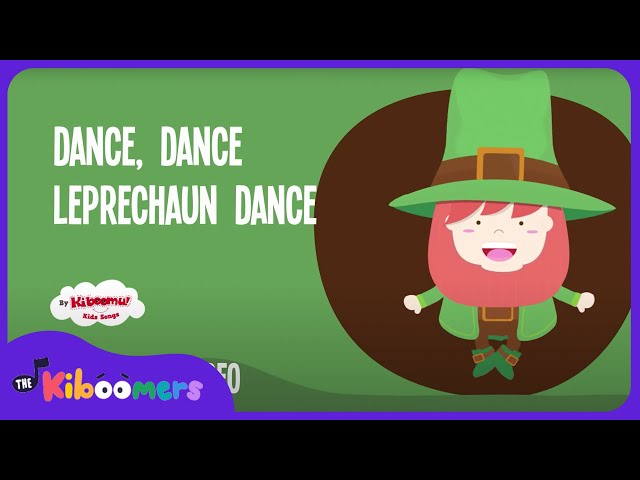 Leprechaun Dance Lyric Video - The Kiboomers Preschool Songs & Nursery Rhymes for St. Patrick's Day