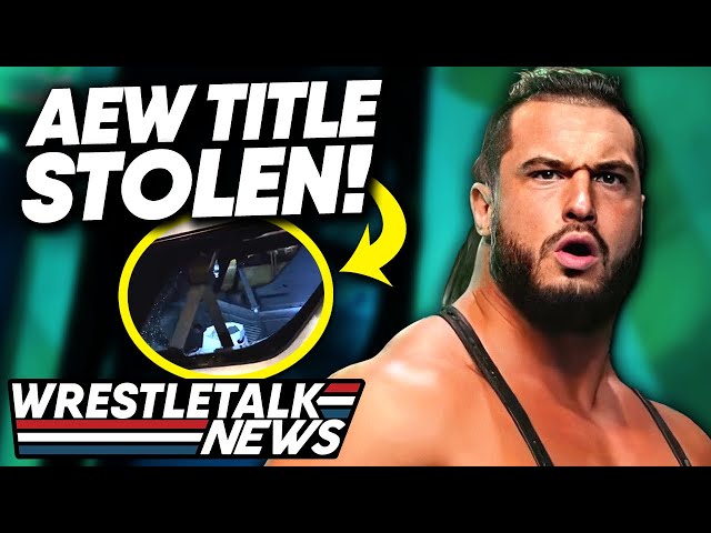 Wardlow’s TNT Title STOLEN! AEW FORCES WWE Booking Change! | WrestleTalk