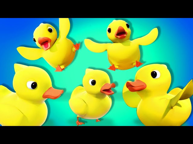Classic Nursery Rhymes | Five Little Ducks | HooplaKidz