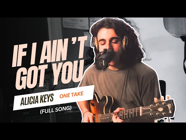 If I ain’t got you - Alicia Keys Cover by Ben Swissa  | One Take Covers