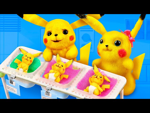 Pikachu Family / 31 DIYs for Dolls