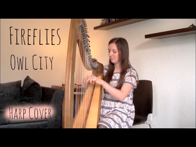 Fireflies | Owl City (Harp Cover)