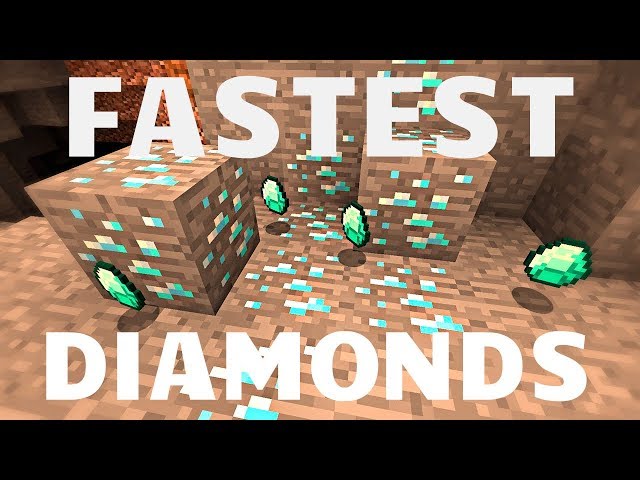 Fastest way to find Diamonds in Minecraft! UPDATED LINK IN DESC! (Mining Guide)