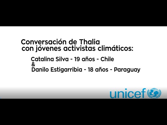 Día Mundial de los Niños 2020 - UNICEF - Conversación con dos jóvenes activistas climáticos