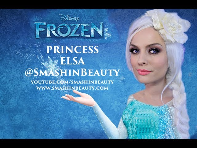 Disney Frozen 2019 Princess Elsa Makeup Tutorial (Ice Queen) Halloween Makeup  | SMASHINBEAUTY