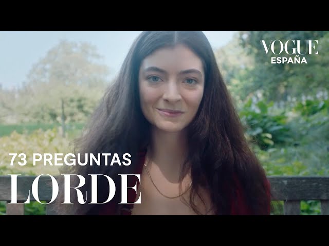 73 preguntas a Lorde | Vogue España