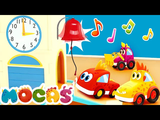 Sing with Mocas! The Clocks song for kids. Nursery rhymes for kids & animation cartoons for kids.
