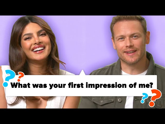 Priyanka Chopra Jonas and Sam Heughan Interview Each Other