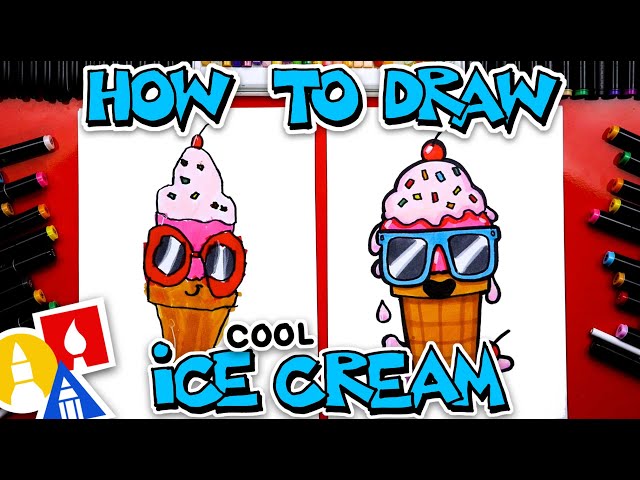 How To Draw Cool Ice Cream Cone