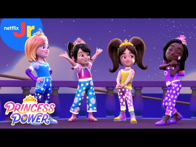 Shooting Stars Music & Lyric Video 🌟🎶💫 Princess Power | Netflix Jr