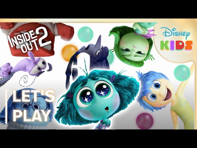 Count The Emotions Challenge, Let's Play! 😄 | Inside Out 2 | Disney Kids