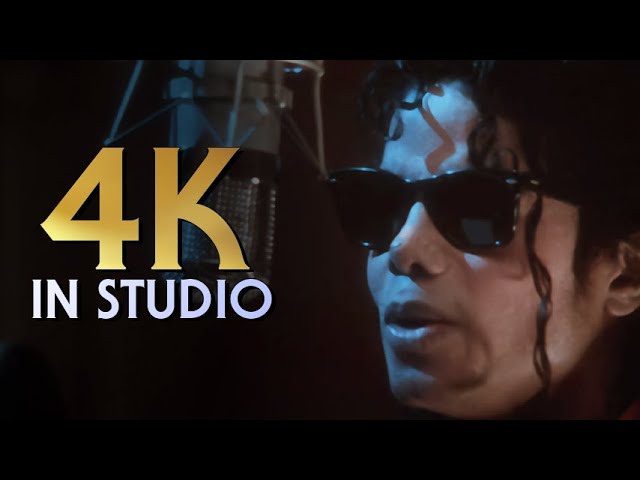 Michael Jackson | RECORDING IN STUDIO | 4K