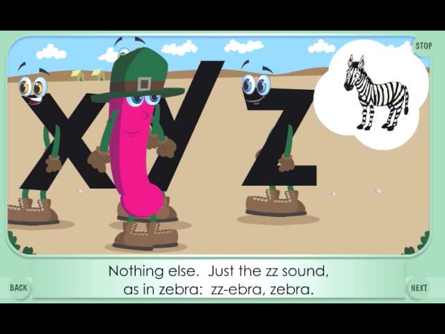 Alphabet Fun - Letter "z' Sounds Off