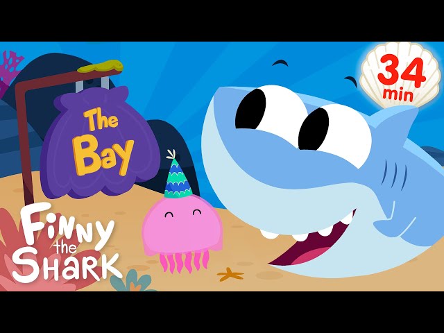 Down In The Bay + More Kids Songs | Finny the Shark | Kids Songs