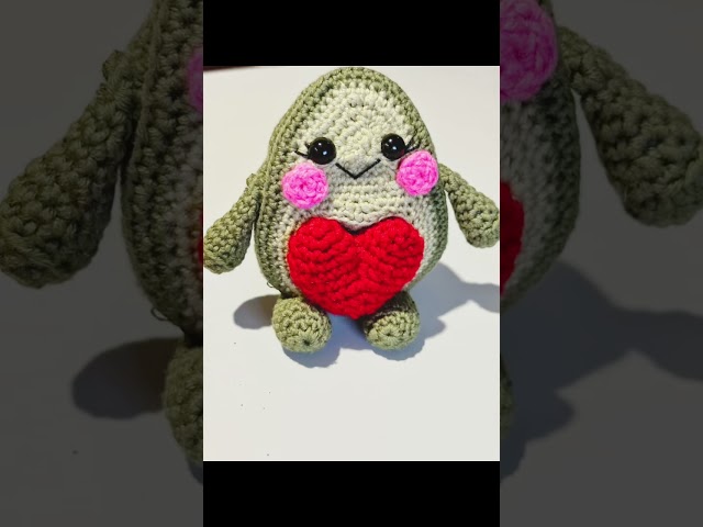 Cutest amigurumi you've ever seen #amigurumi #avocado #prettylittlething #giftsforher #valentines