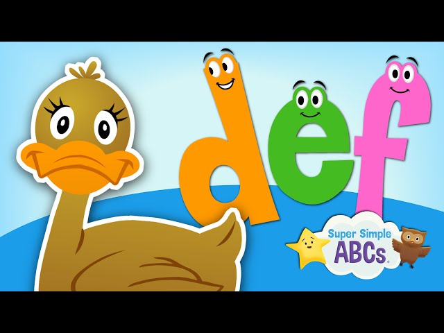 The Sounds of the Alphabet | d-e-f | Super Simple ABCs