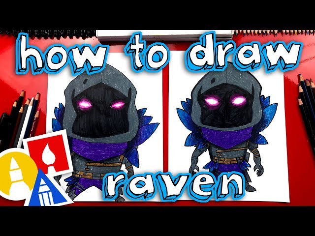How To Draw Raven From Fortnite