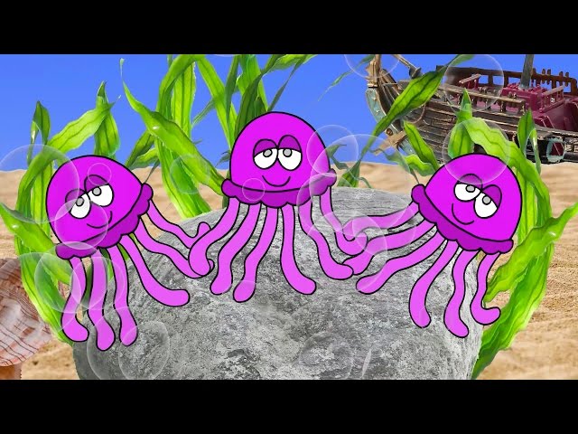 Three Jellyfish Song | Simple Counting Song for Kids
