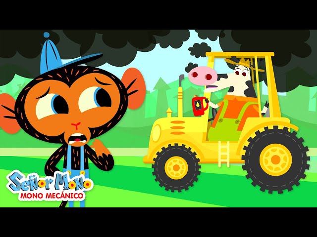 El Tractor De La Señorita Vaca Contamina El Medio Ambiente | Caricatura para Niños