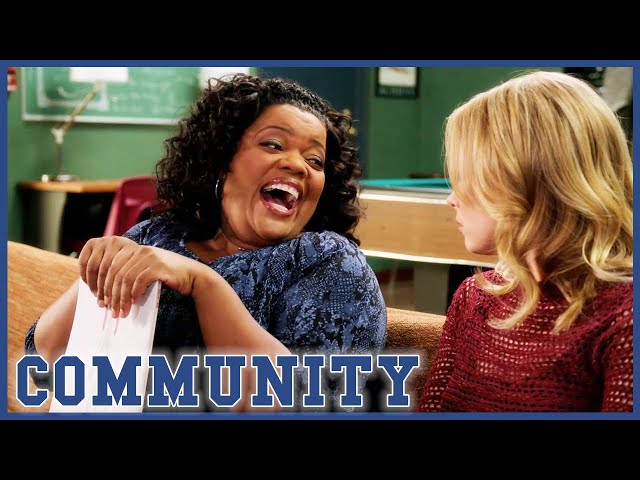 Shirley Laughs At Britta For Two Minutes | Community
