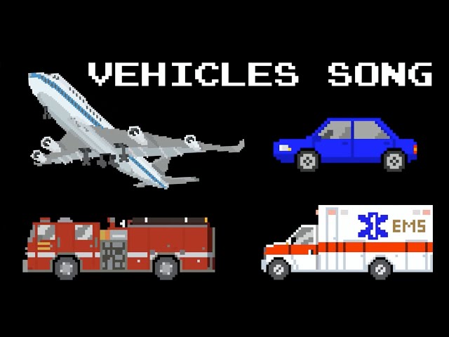 Vehicles Song with The Kids' Picture Show | Cars, Trains, Planes and More