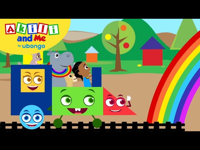 STORYTIME: Akili and the Shape Train! | Akili and Me FULL STORY | Cartoons for Preschoolers