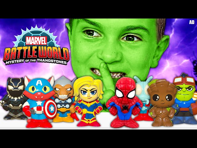 Marvel Battleworld: Mystery of the Thanos Stones!  - Fun Kids Parody