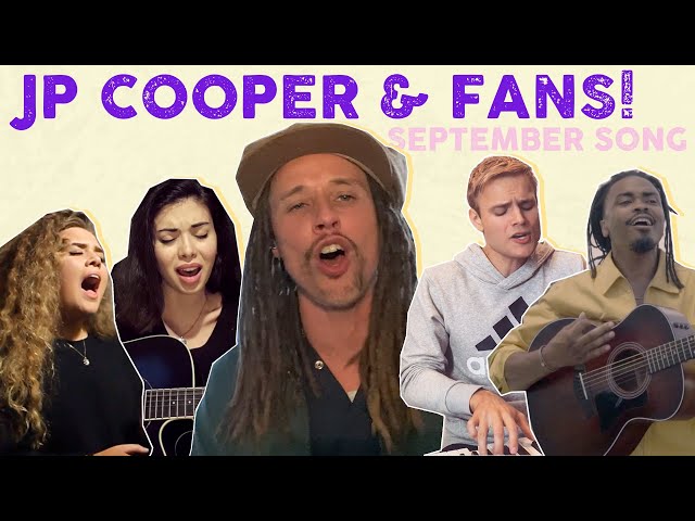 JP Cooper & fans perform September Song!