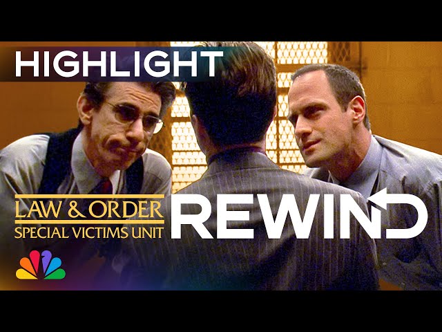Stabler and Munch Roast Abuser During Interrogation | Law & Order: SVU | NBC