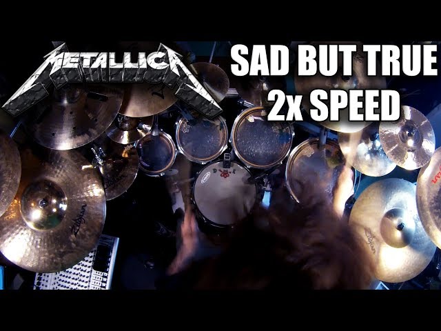 Metallica "Sad But True" 2x speed drum cover