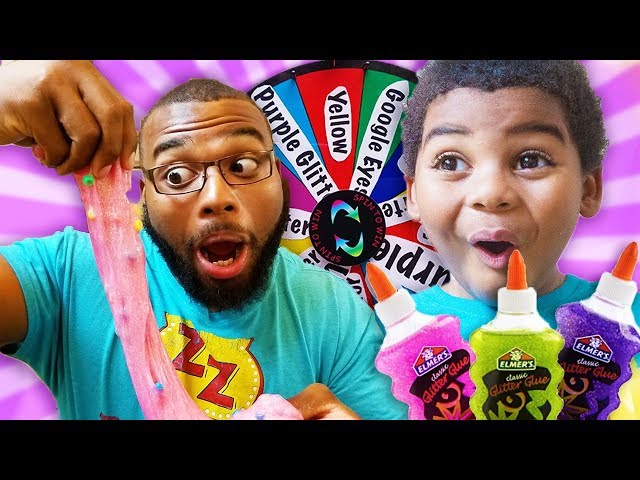 DAD VS SON MYSTERY OF SLIME SWITCH UP CHALLENGE!