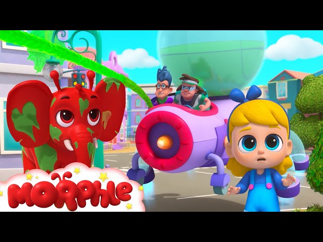Morphle the Slimy Elephant - Mila and Morphle's |  Cartoons for Kids | My Magic Pet Morphle