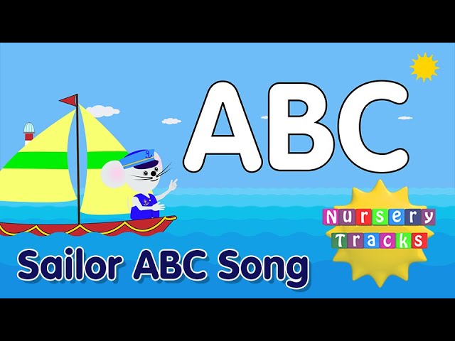 A Sailor Went to Sea | ABC Song | NurseryTracks
