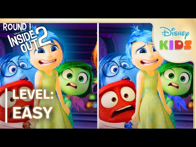 Spot the Difference | Level: EASY | Inside Out 2 | Disney Kids