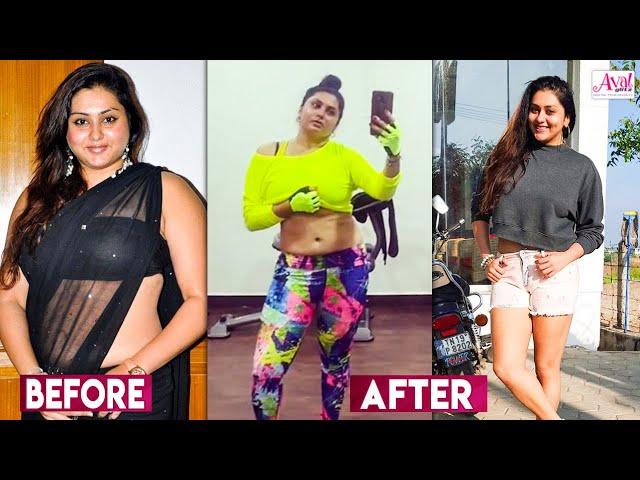 Actress Namitha MAJOR Transformation & Weight loss | Rayane Mithun, Radhika