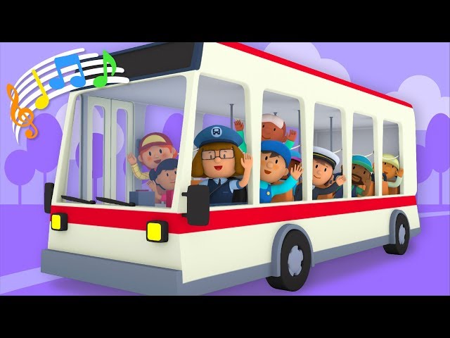 The Wheels On The Bus | Kids Song | Carl's Car Wash