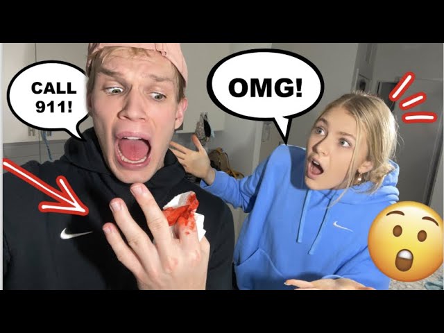INJURY PRANK ON GIRLFRIEND *We Went To The ER*
