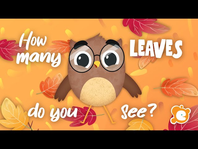 Fall and Autumn Song For Kids - How Many Leaves? - Animated Version - by ELF Learning