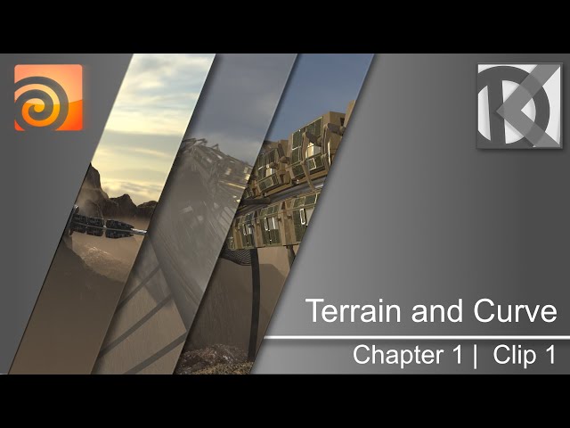 Terrain and Curve Preparation | Houdini Railsystem | Chapter 1 - Clip 1