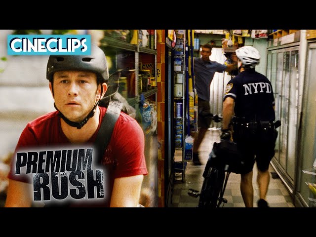Epic NYPD Bike Chase | Premium Rush | CineClips