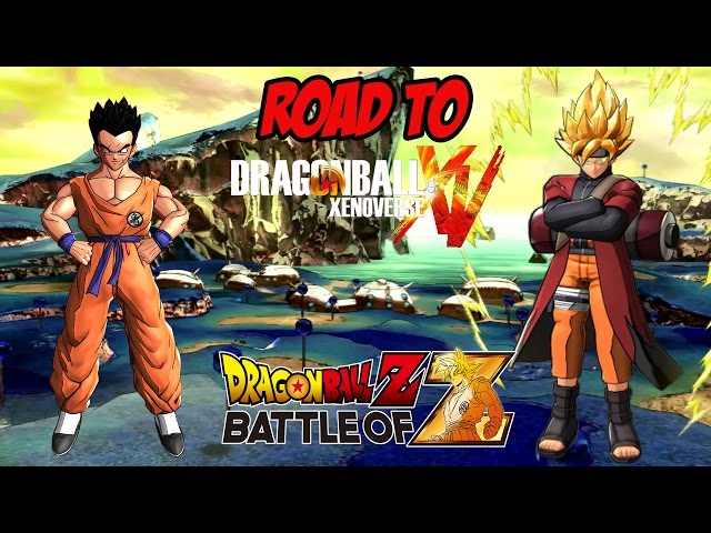 Road to Dragon Ball Xenoverse! [Battle of Z: Yamcha vs. SSJ Goku (Naruto Sage Mode Outfit)]
