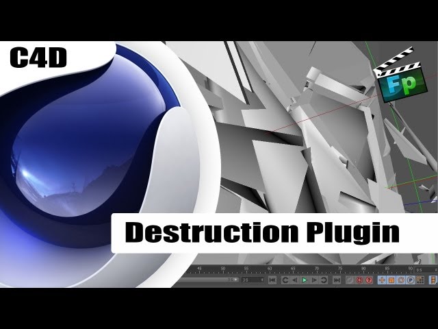 Destruction Plugin - Tutorial Cinema 4D - Português