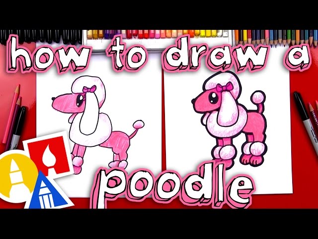 How To Draw A Cartoon Poodle
