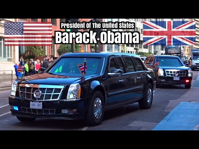 President Obama exits The Globe in London 🇺🇸 🇬🇧